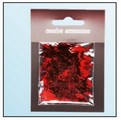 Elementy z folii Alu 6gram- Reniferek- Czerwony metallic 